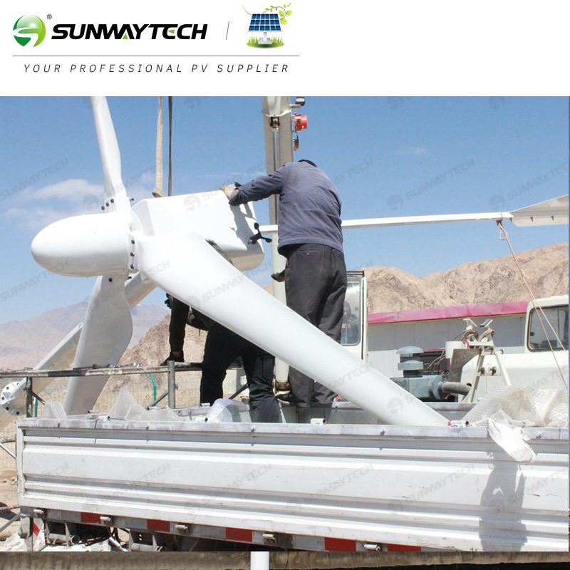 Sunway 3000w Wind Solar Hybrid solar power generation wind energy system -  Sunway Solar
