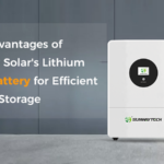 The Advantages of Sunway Solar's Lithium Solar Battery for EfficientEnergy Storage