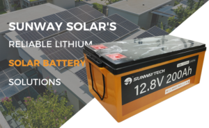 SUNWAY SOLARS RELIABLE LITHIUM SOLAR BATTERY SOLUTIONS 12.8v 200ah